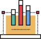 Bar chart icon used for data processing and reporting.